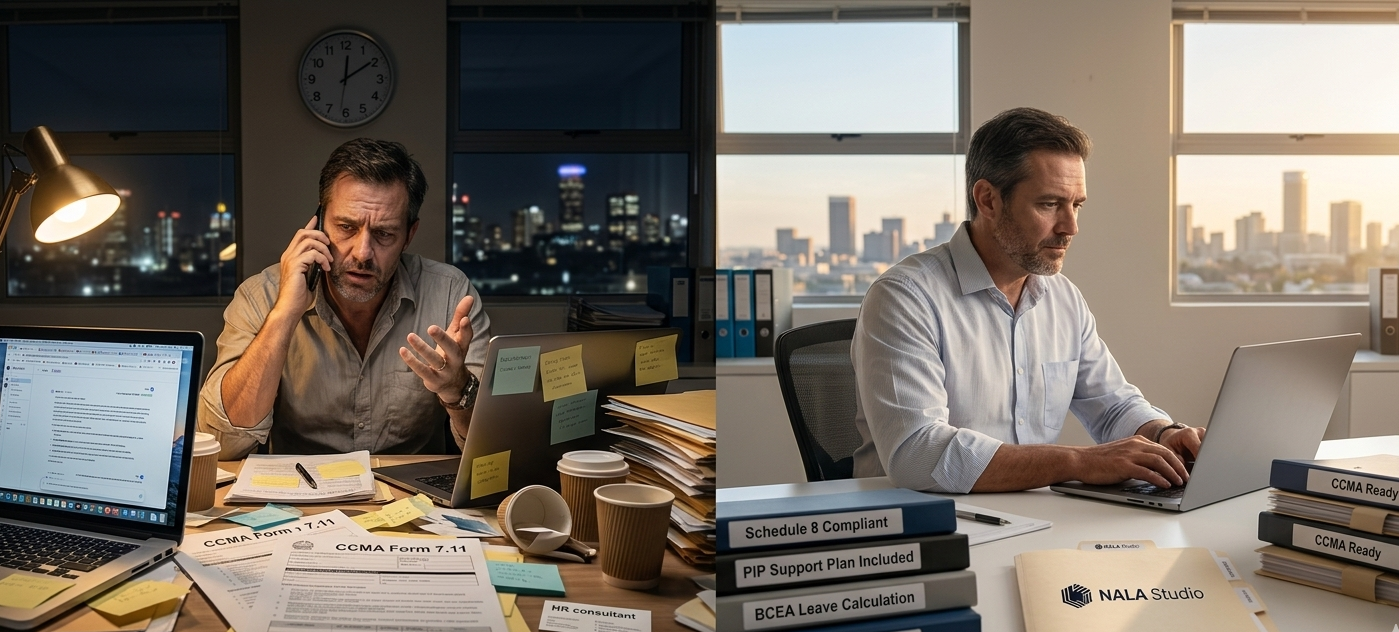 AI HR assistant vs human HR consultant South Africa